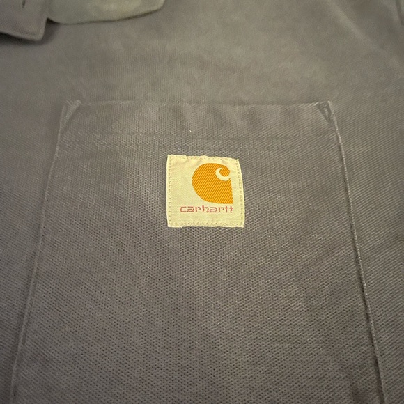 {lot of THREE} CARHARTT/ Mens Polo Shirt//Original Fit Front Pocket//Sz 2X - Picture 7 of 10